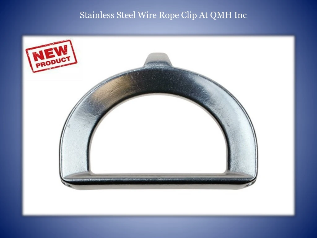 stainless steel wire rope clip at qmh inc