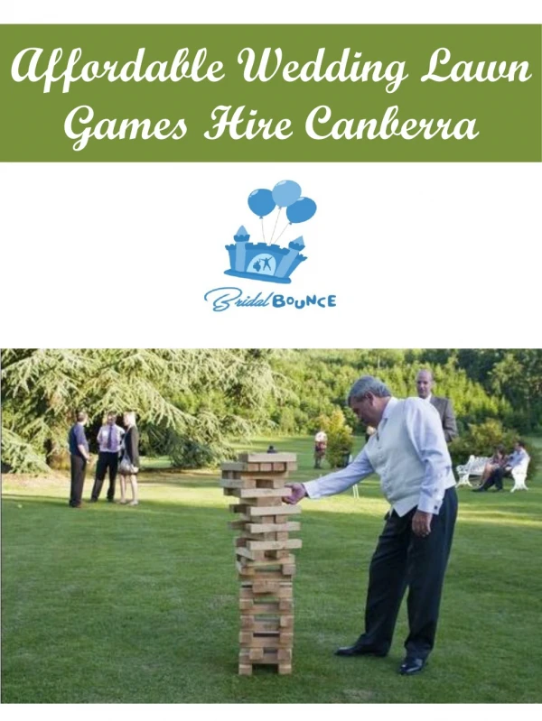 Affordable Wedding Lawn Games Hire Canberra
