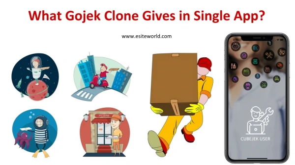 What features are available in Gojek Clone Application?
