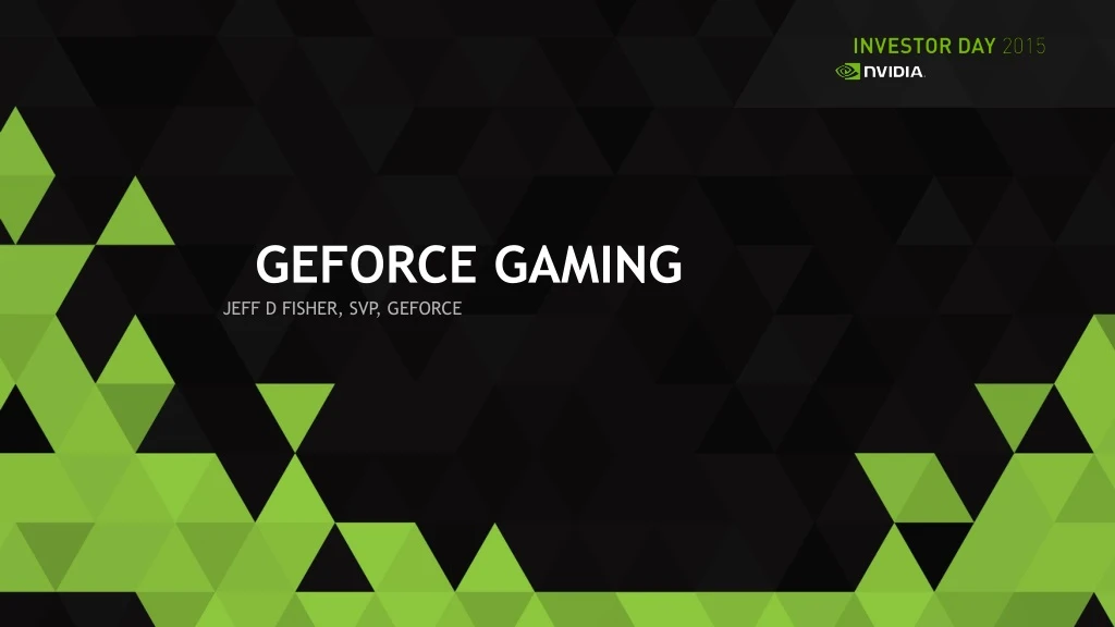 geforce gaming