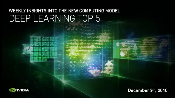 Top 5 Deep Learning 12/8