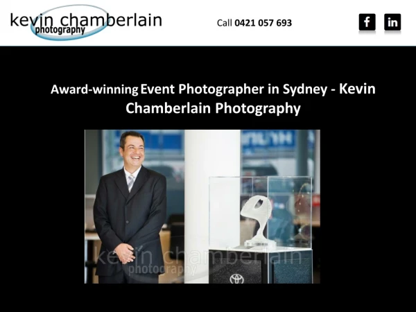 Award-winning Event Photographer in Sydney - Kevin Chamberlain Photography