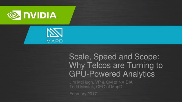 Scale, Speed and Scope: Why Telcos Are Turning to GPU-Powered Analytics
