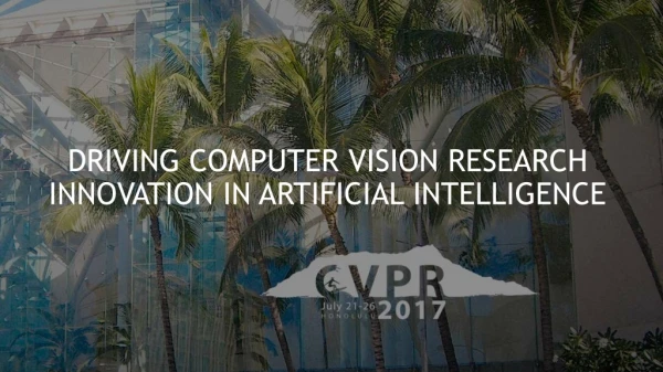 Driving Computer Vision Research Innovation In Artificial Intelligence