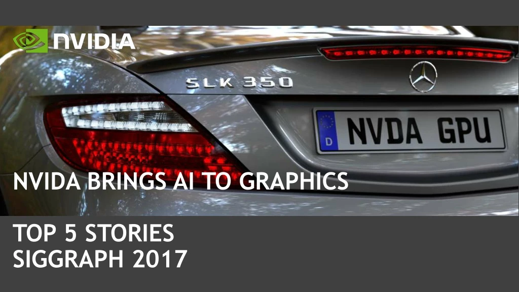 nvida brings ai to graphics