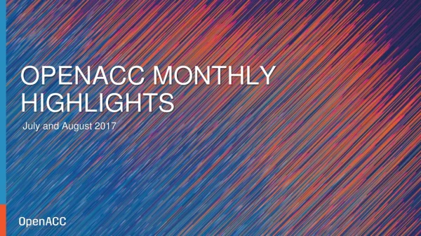 OpenACC Monthly Highlights