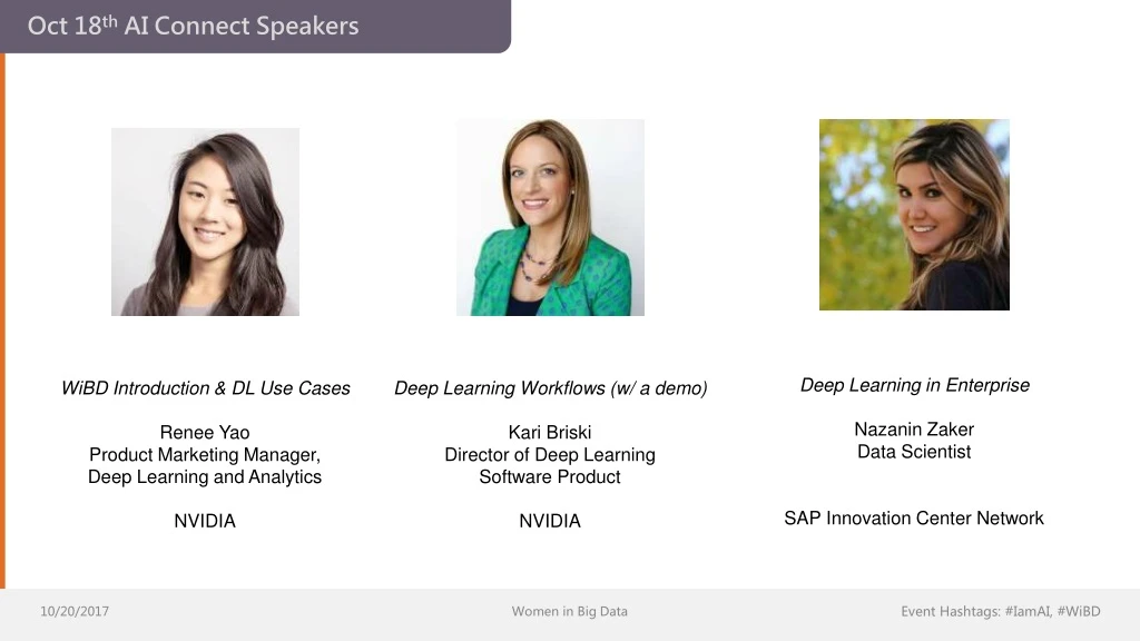 oct 18 th ai connect speakers