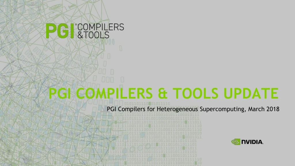 pgi compilers tools update