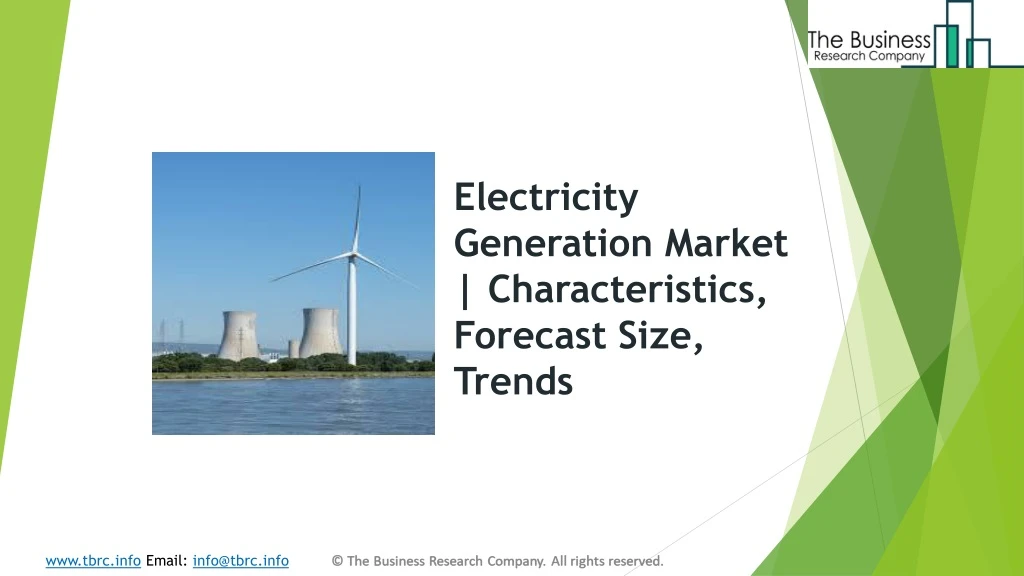 electricity generation market characteristics