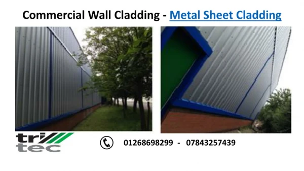 Commercial Wall Cladding | Metal Sheet cladding