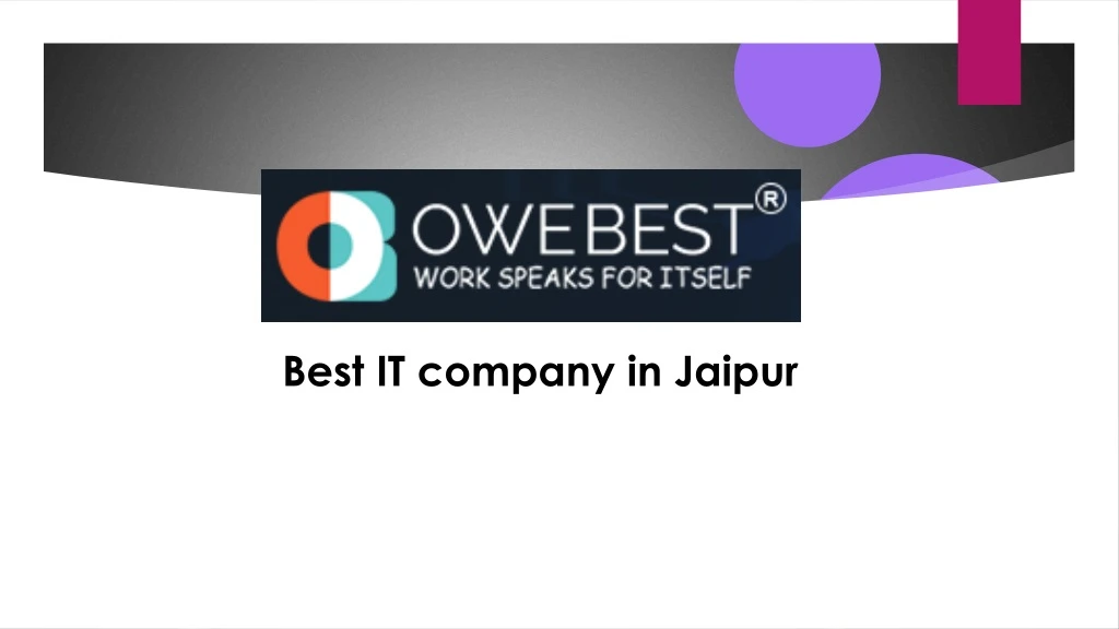 best it company in jaipur