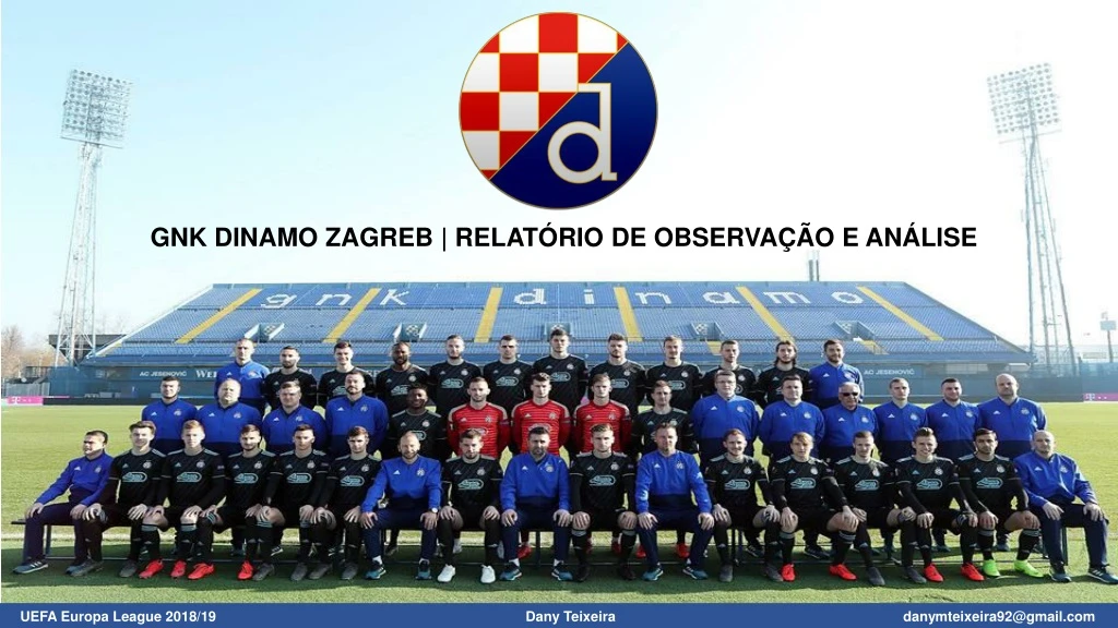 gnk dinamo zagreb relat rio de observa o e an lise