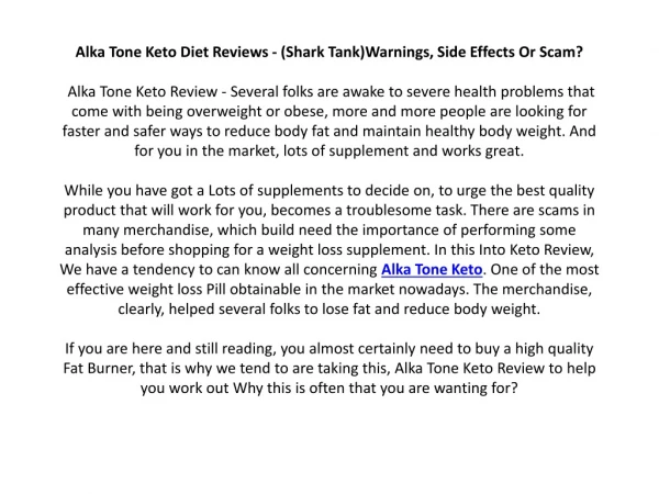 Alka Tone Keto™ Official Website – Claim Your Bottle Today!