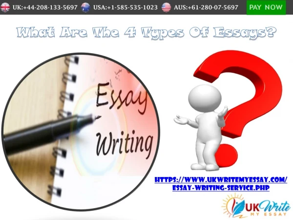 What are the 4 types of essays