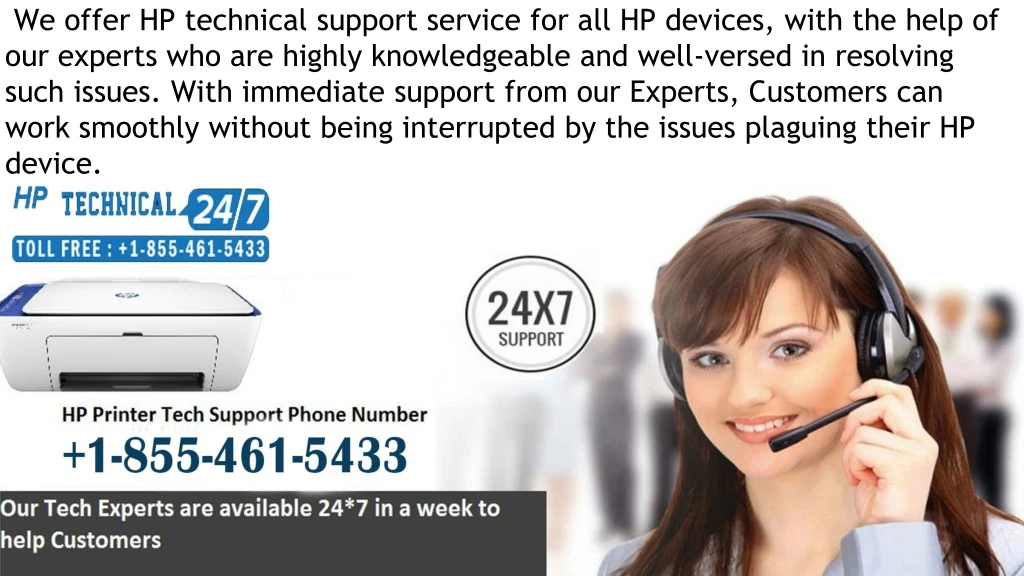 we offer hp technical support service