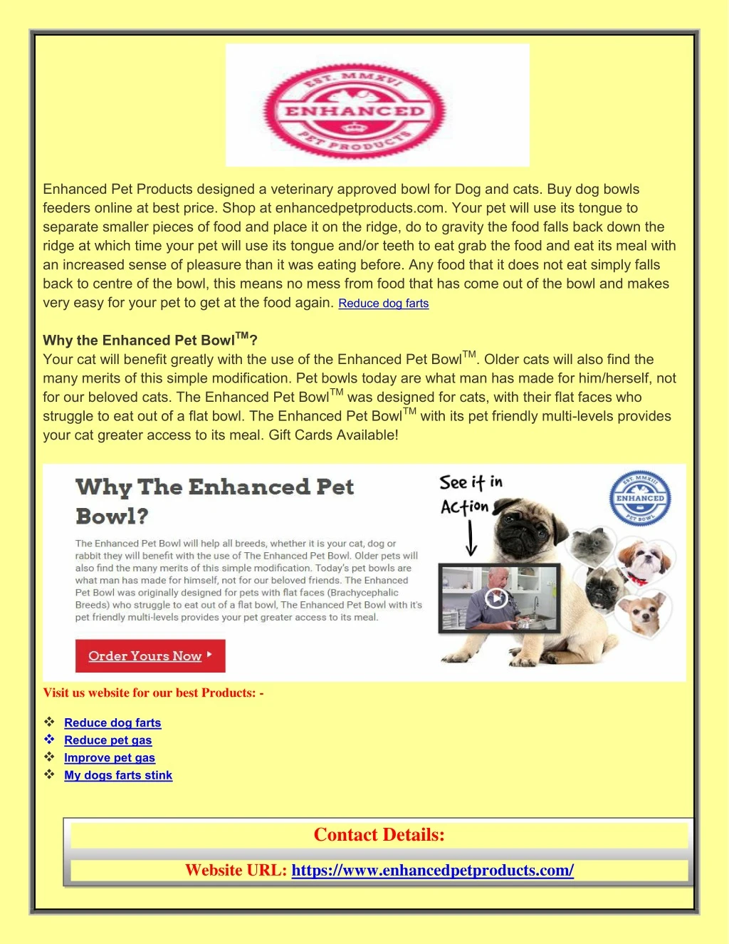 enhanced pet products designed a veterinary
