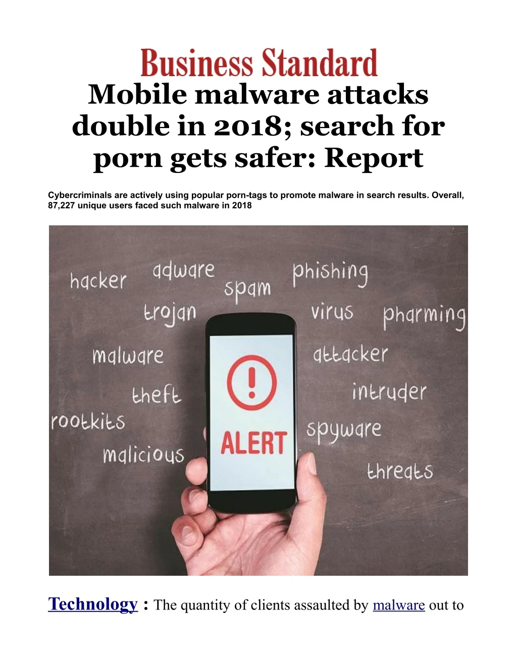 mobile malware attacks double in 2018 search