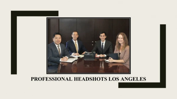 Professional Headshot Los Angeles - Find Someone Whose Style You Admire