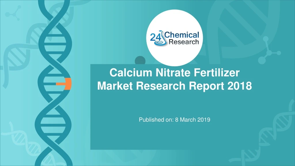 calcium nitrate fertilizer market research report