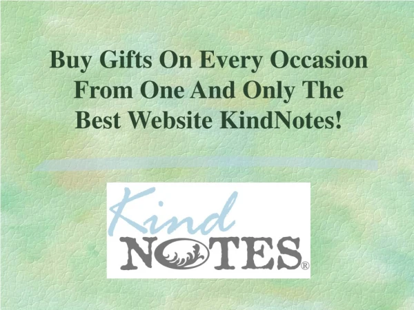 Bereavement Gifts - kindNotes