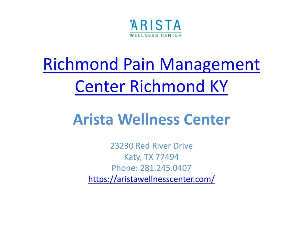 richmond pain management center richmond ky