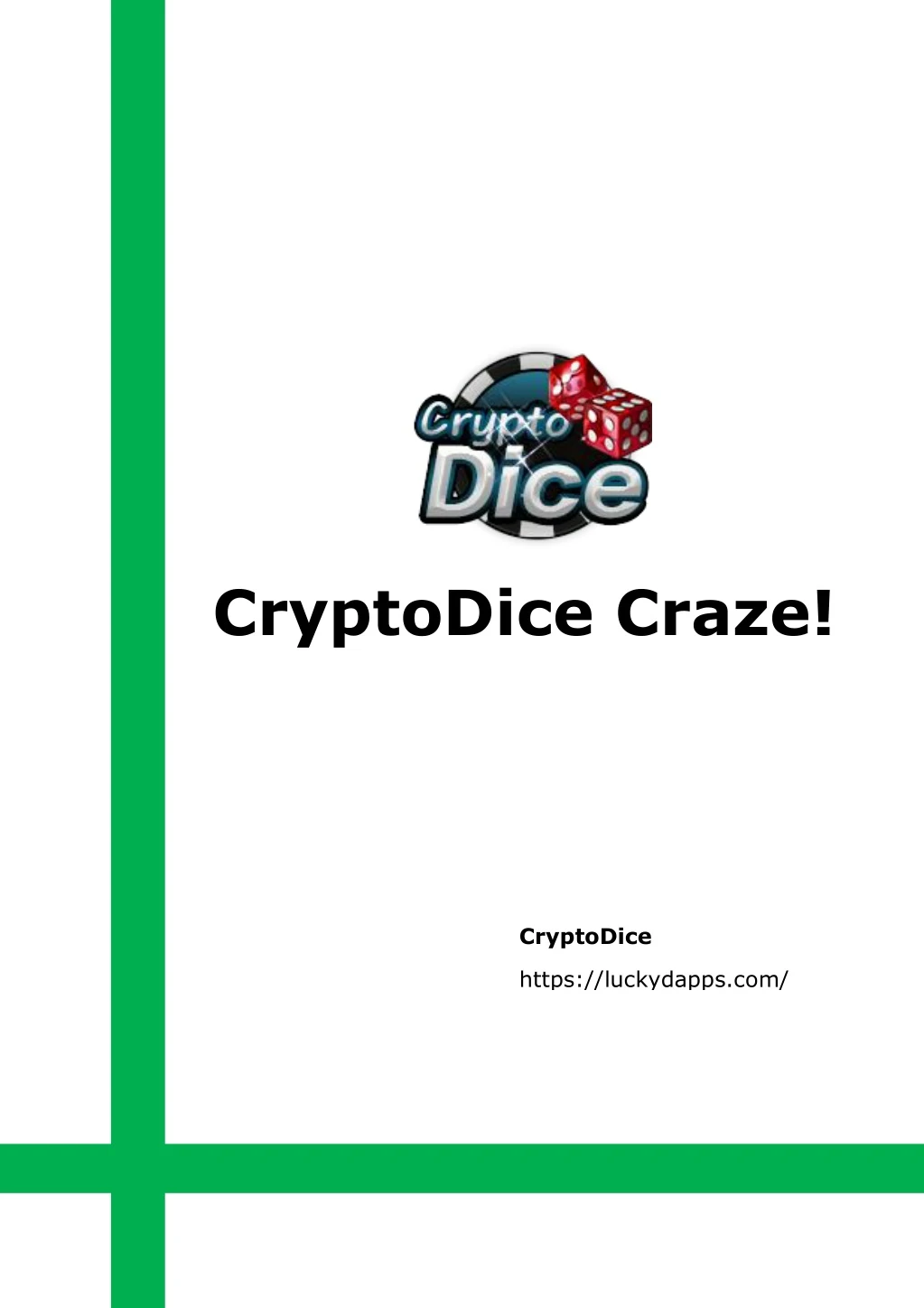 cryptodice craze