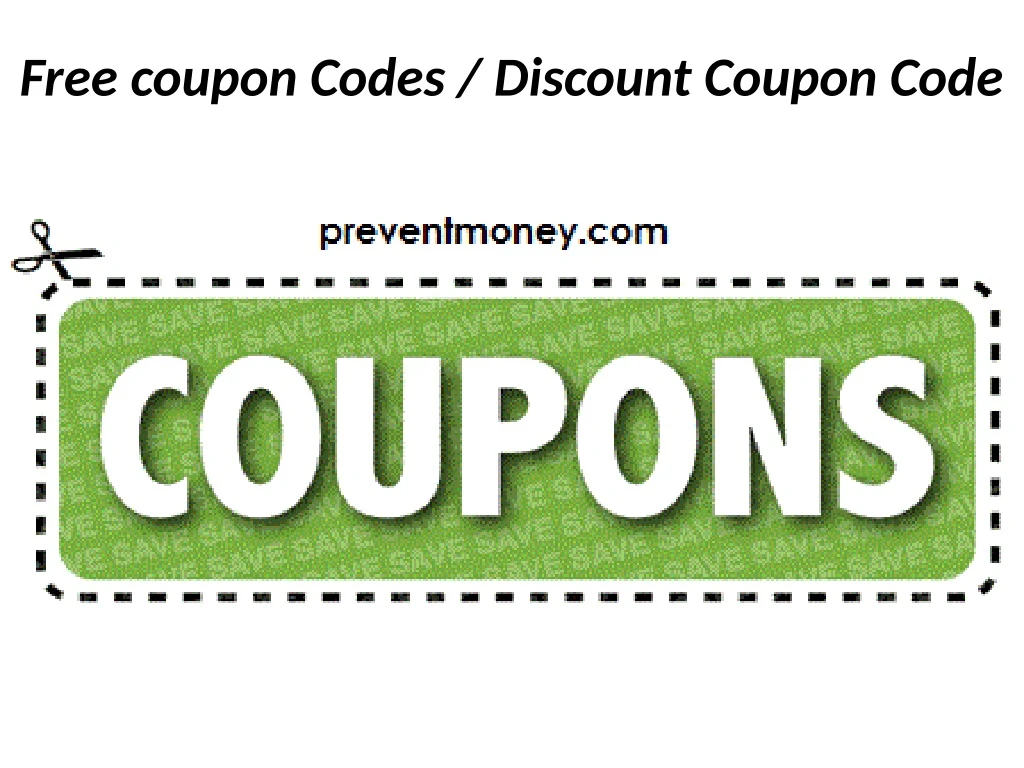 free coupon codes discount coupon code