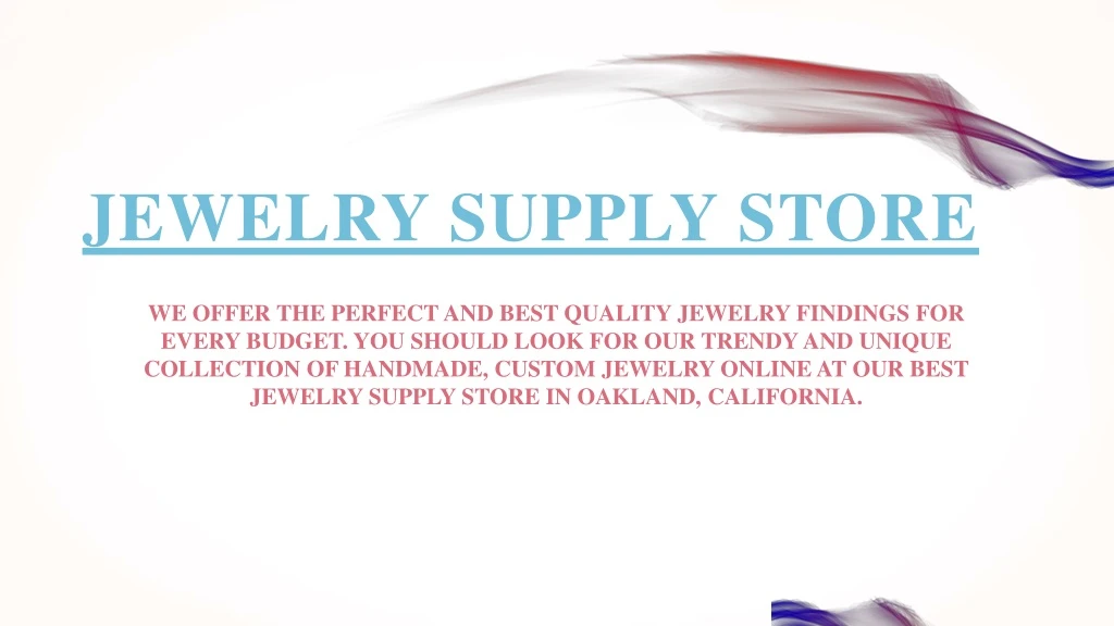 jewelry supply store