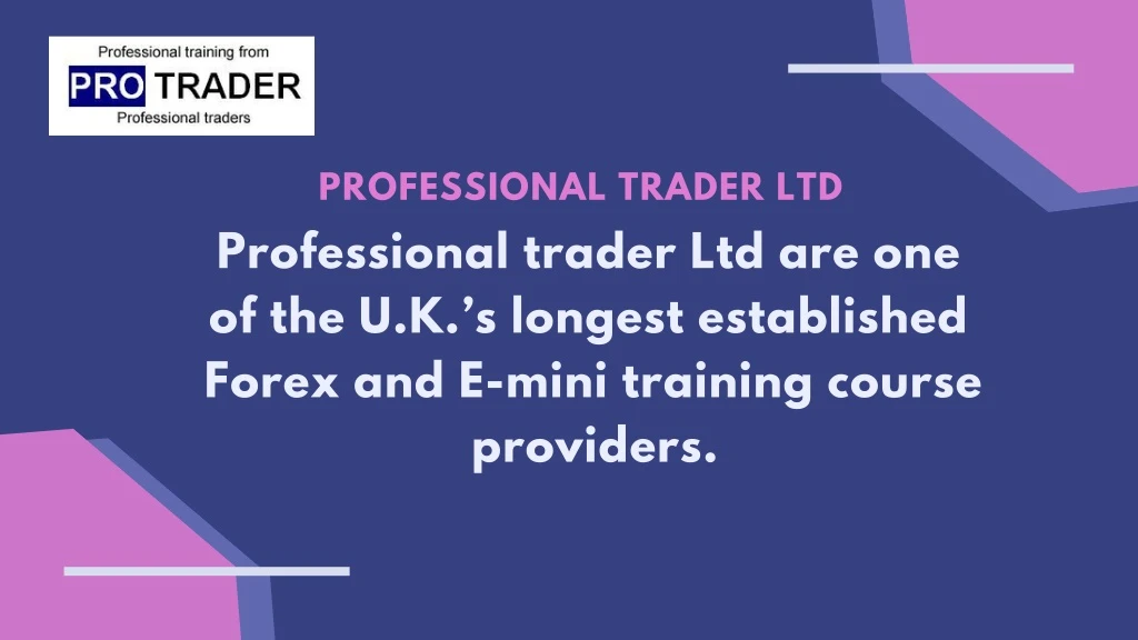 professional trader ltd professional trader