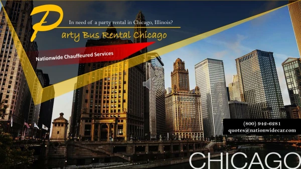 Chicago Party Bus - Party Bus Rental Chicago - (800) 942-6281