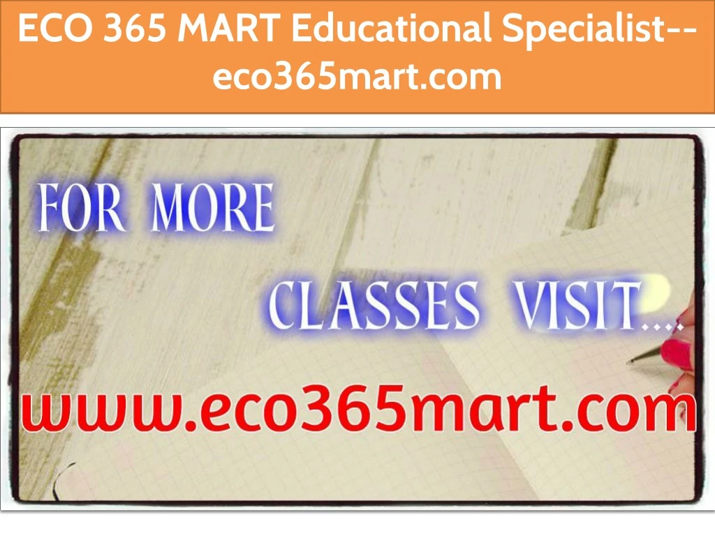 eco 365 mart educational specialist eco365mart com