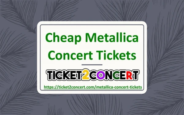 Metallica Concert Cheap Tickets | Metallica WorldWired Tour 2019 Dates