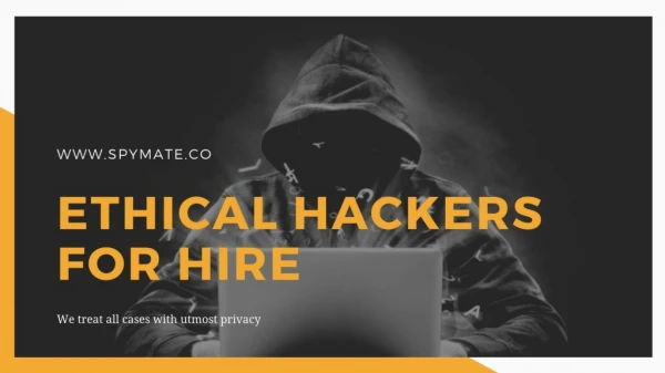 Ethical Hacker For Hire - SPYMATE