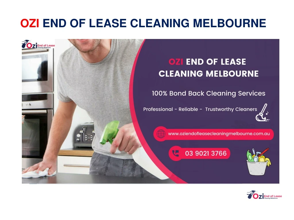 ozi end of lease cleaning melbourne