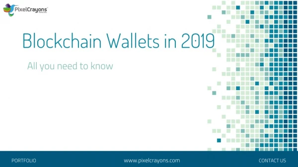 Blockchain Wallets in 2019