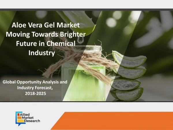 Aloe Vera Gel Market: Boosting Revenue Size in Chemical Industry