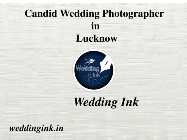 Wedding Ink | Candid Wedding photographer in Lucknow
