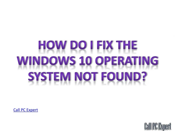 How to fix computer error loading operating system?