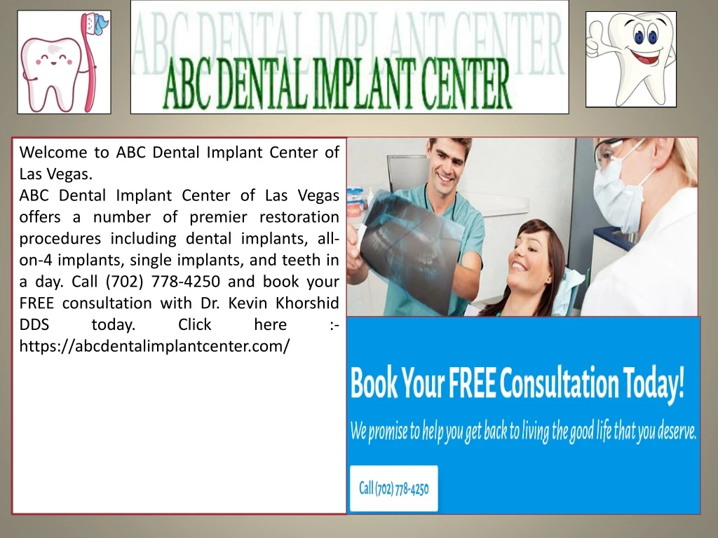 welcome to abc dental implant center of las vegas
