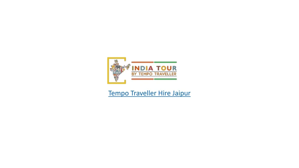 tempo traveller hire jaipur