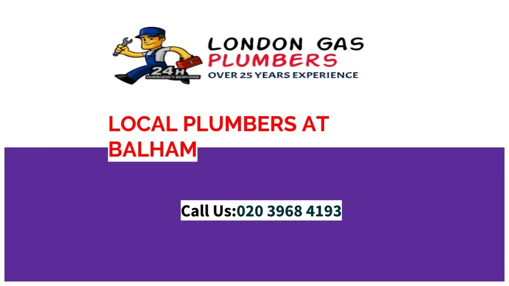 local plumbers at balham