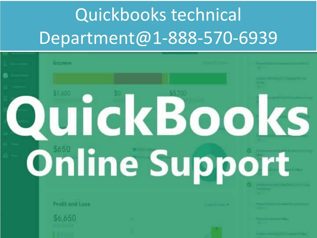 quickbooks technical department@1 888 570 6939