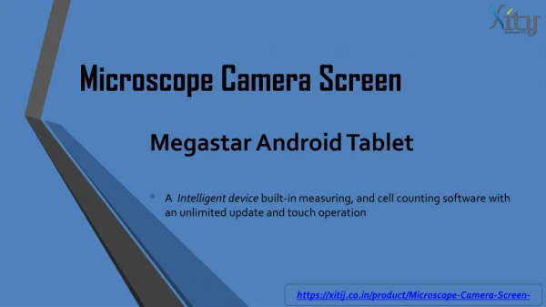 Digital Microscope Camera Screen by Xitij Instruments