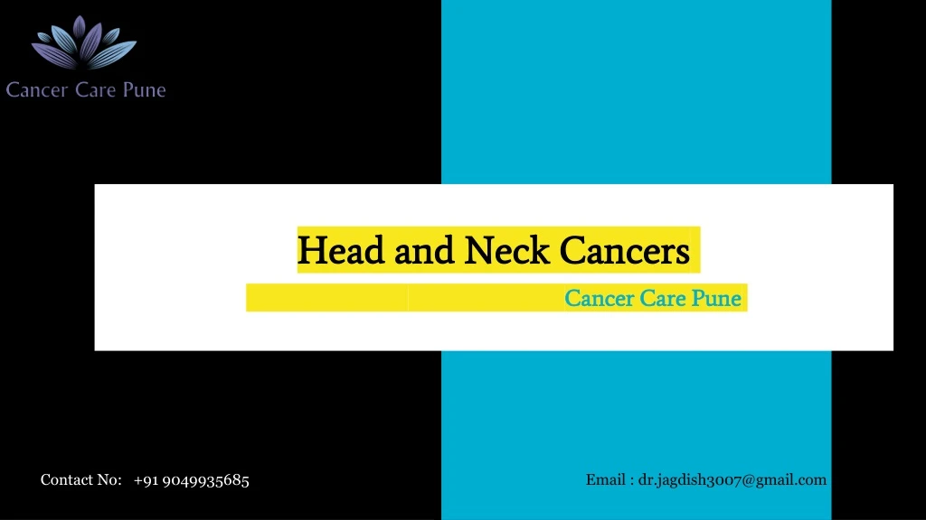 head and neck cancers cancer care pune