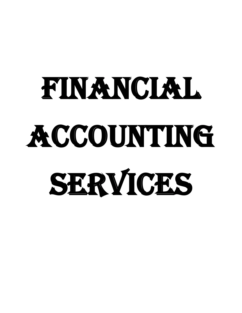 financial financial accounting accounting