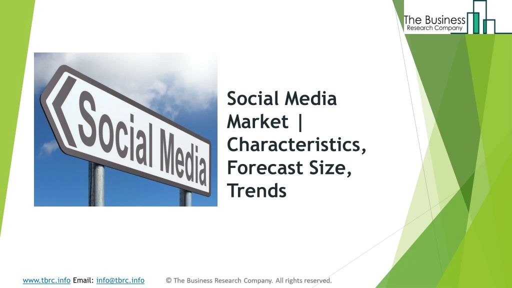 social media market characteristics forecast size