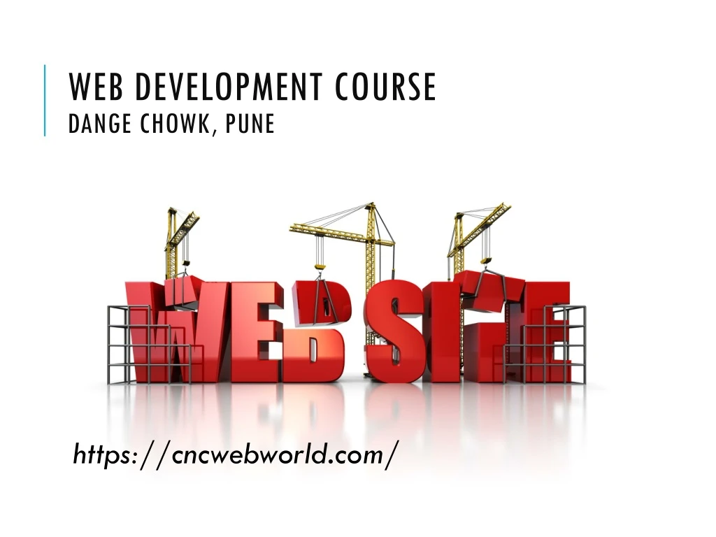 web development course dange chowk pune