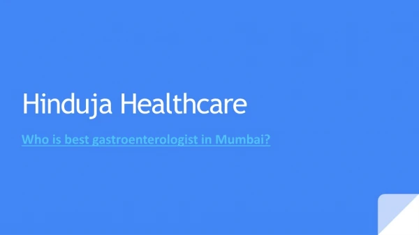 hinduja healthcare