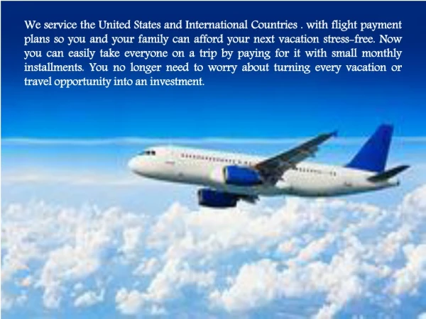Pay Airfare Installments | FLIGHTLAYAWAY