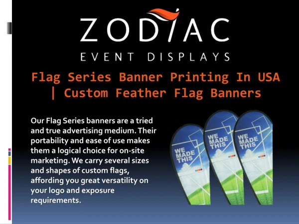 Flag Series Banner Printing In USA | Custom Feather Flag Banners